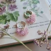 Blooming Sorbet korvakorut, Hopea ohut