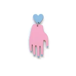 Crazy Granny Hand & Heart korvakorut