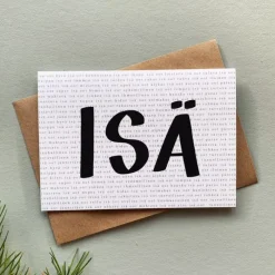 Helle Is&auml; 2 os. postikortti