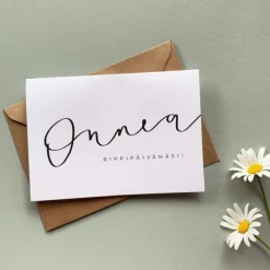 Helle Onnea rippip&auml;iv&auml;n&auml;si 2 os. postikortti