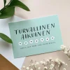 Helle Turvallinen aikuinen postikortti, Hyv&auml;&auml; huolta minttu