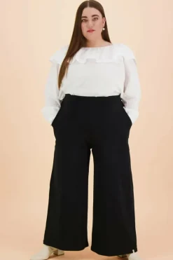 Kaiko Everyday culottes, Musta