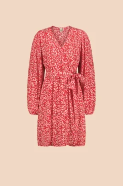 Kaiko kietaisumekko, Flora Red