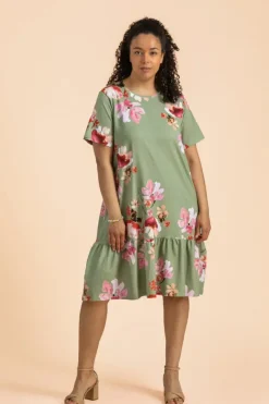 Kaiko Ruffle t-paitamekko, Cherry Blossom