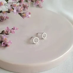 LiLa Bubbel mini korvakorut, Hopea