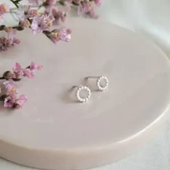LiLa Bubbel mini korvakorut, Hopea