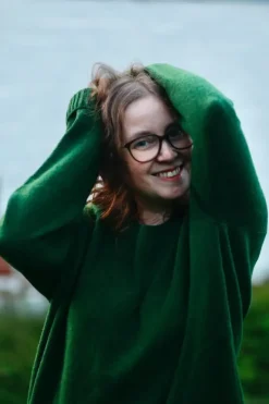 Lumoan Lempi neulepaita, Jungle Green