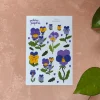 Pikku paperi Orvokki tarra-arkki
