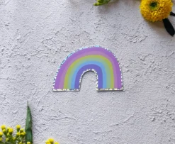 Pikku paperi Pastel Rainbow tarra