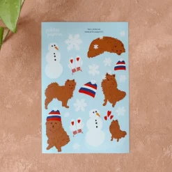 Pikku paperi Talvi yhdess&auml; tarra-arkki
