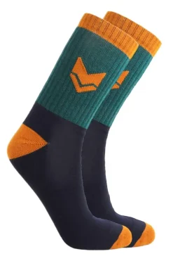 Vai-ko Colour Block Crew sukat, Deep Teal mix