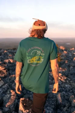 Vai-ko 10 Years on the Road t-paita, Deep Teal